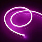 Purple Neon Rope Lights - 16.4ft, Flexible, Cuttable, Waterproof - Indoor Outdoor Decoration