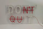 Motivational Neon LED Light (11 x 18 inches, Red)