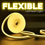 Waterproof LED Neon Strip Light - Customizable Name - Indoor/Outdoor - 3m - Warm White