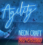 Custom LED Neon Sign | Personalized Wall Decor Light - Home, Living Room, Hotel, Business, Wedding, Party, Bar, Birthday Gift (1 Letter, 6x6 inches)