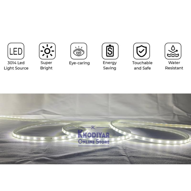 75m Waterproof LED Strip Light for Home Decor | False Ceiling, Diwali & Christmas Light | Indoor/Outdoor Use, White