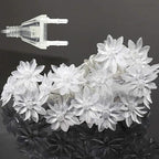 Lotus Flower LED Fairy Lights - Warm White, 4m, 30 LEDs - Indoor/Outdoor Decor for Diwali, Christmas, Navratri, Parties