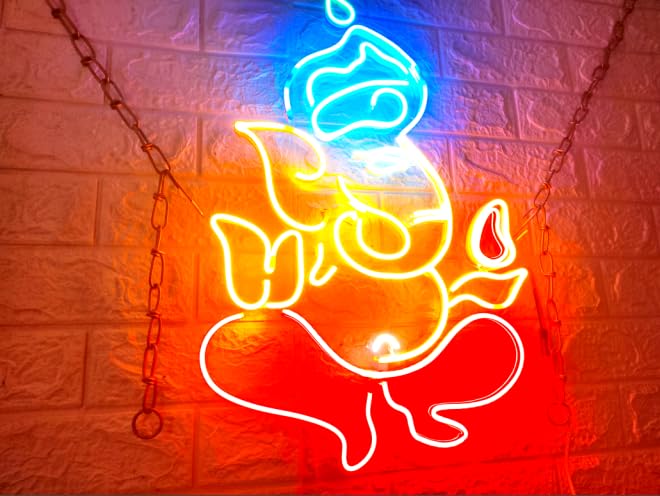 Neon LED Light - Ganesh Ji Design (18x24 inches)