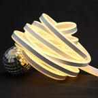 20m Waterproof Warm White LED Neon Strip Light for Home Decor, Bedroom, Living Room, Parties, Wedding