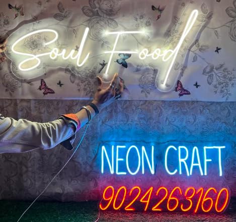 Custom LED Neon Sign | Personalized Wall Decor Light - Home, Living Room, Hotel, Business, Wedding, Party, Bar, Birthday Gift (1 Letter, 6x6 inches)