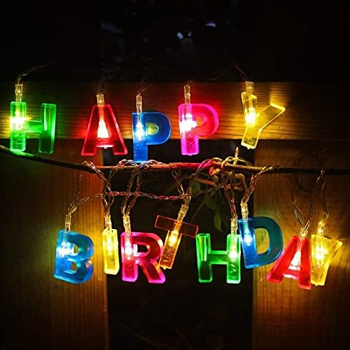 Colorful LED Alphabet Letters for Birthday Party Decor