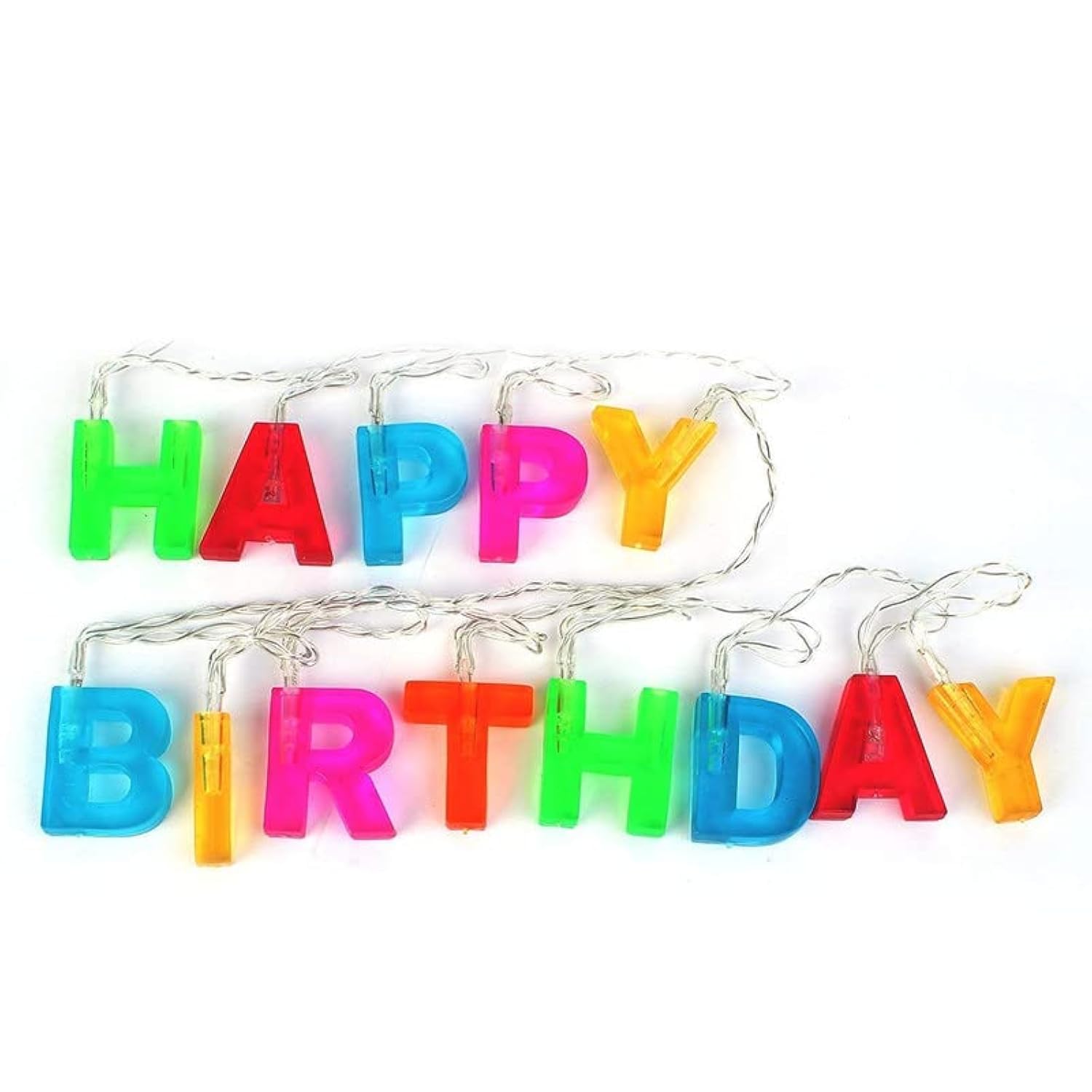 Colorful LED Alphabet Letters for Birthday Party Decor