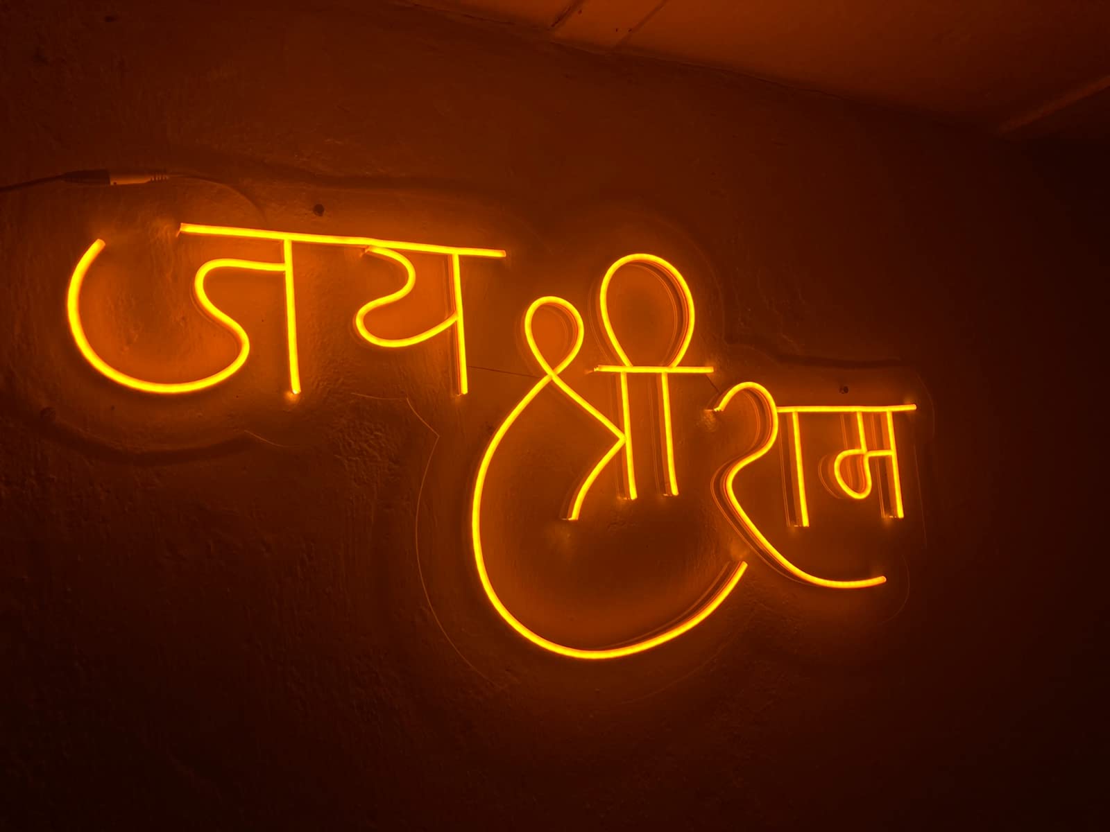 Neon LED Glass Tube Light Sign (8x17 inch)