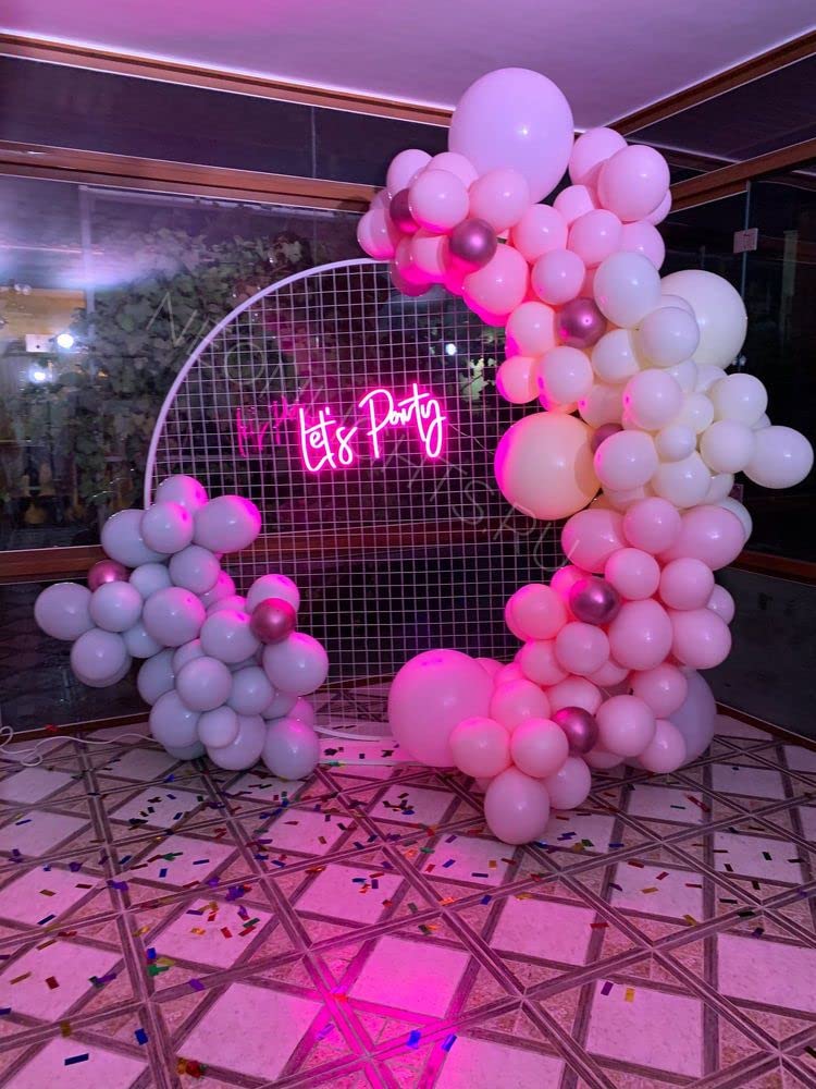 Neon Party Sign - LED Wall Decor for Home, Restaurants, Weddings, Birthdays, Bars - 12x24 inches