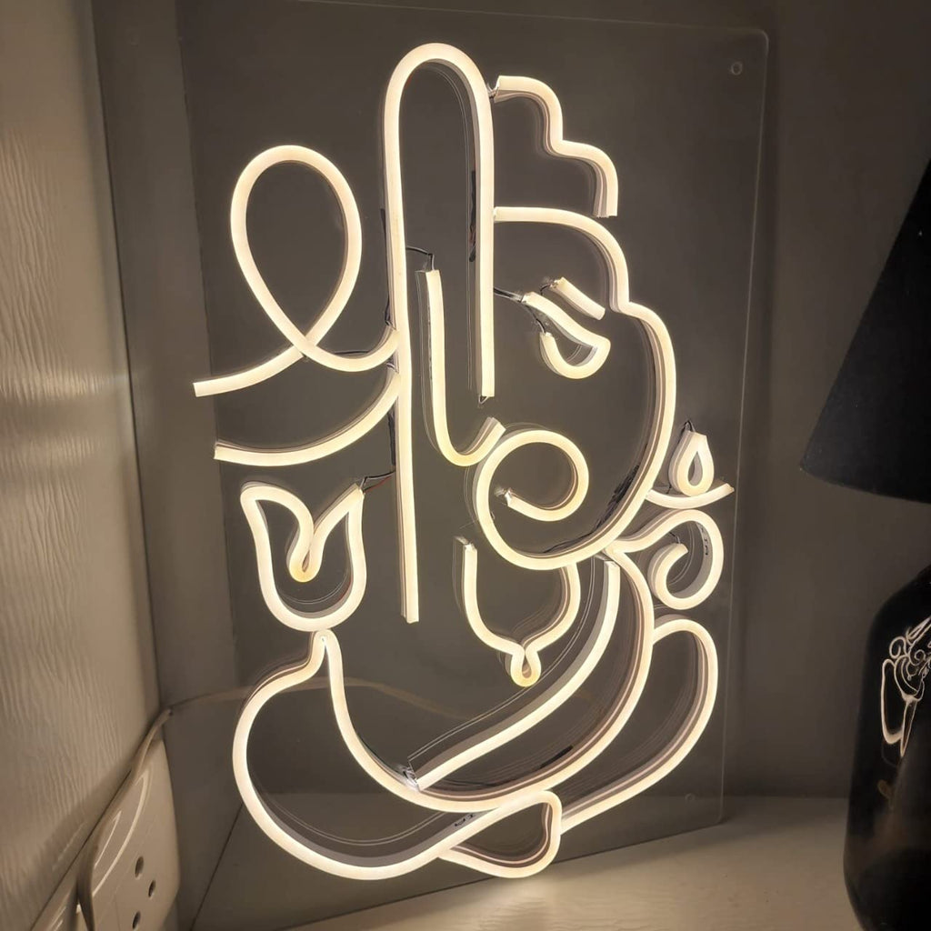 Neon LED Glass Tube Light Sign (17x10 inch)