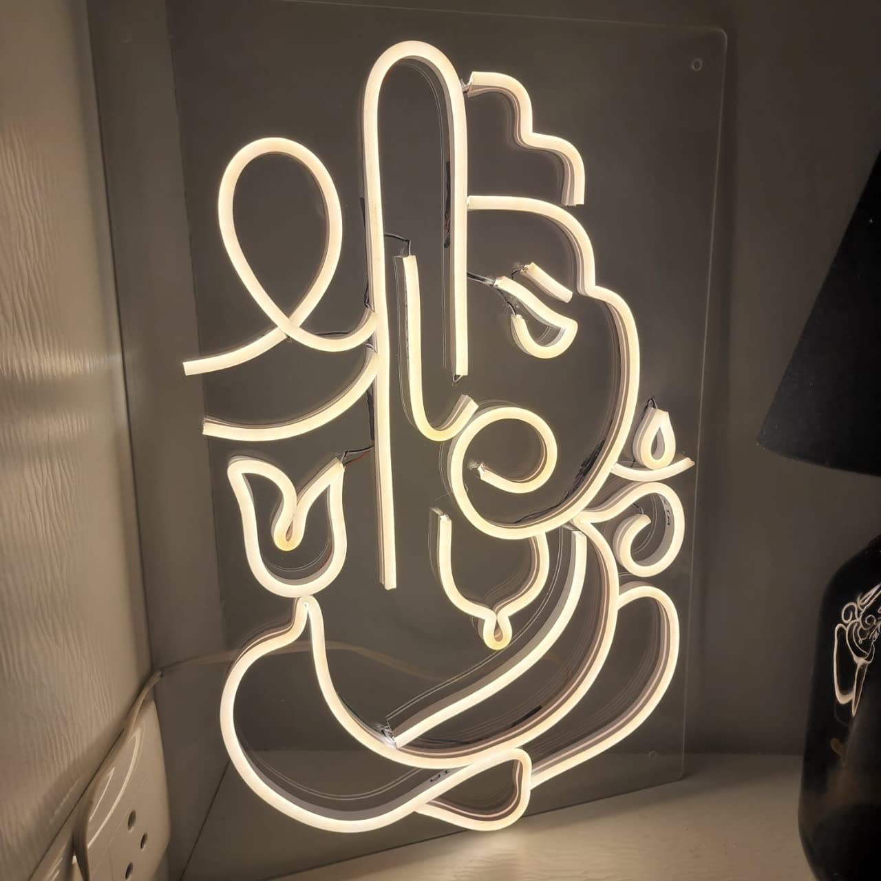 Neon LED Glass Tube Light Sign (17x10 inch)