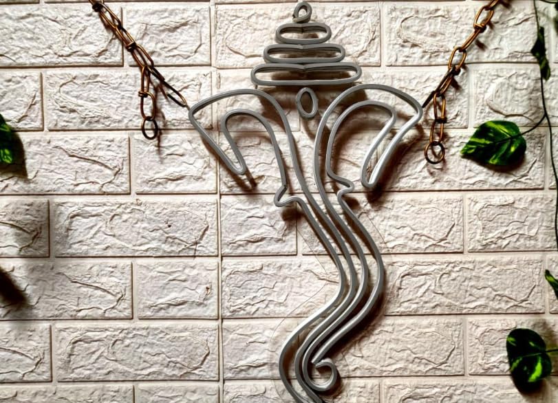 LED Neon Ganesh Ji Wall Art 24x12