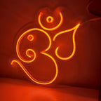 Neon LED Party Light (10x10 inches), Decorative Glass Tube Sign for Bedroom Wall, Home, Shop