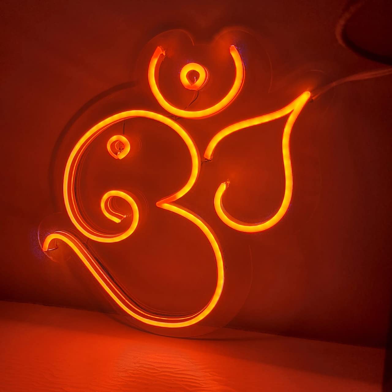 Neon LED Party Light (10x10 inches), Decorative Glass Tube Sign for Bedroom Wall, Home, Shop