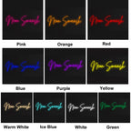 Custom LED Name/Message Sign – Bedroom/Bar/Café/Shop/Office/Events – Modern Wall Art Gift