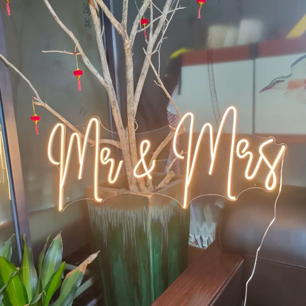 Neon LED Decor Light, Glass Tube Sign (10 x 24 inches)