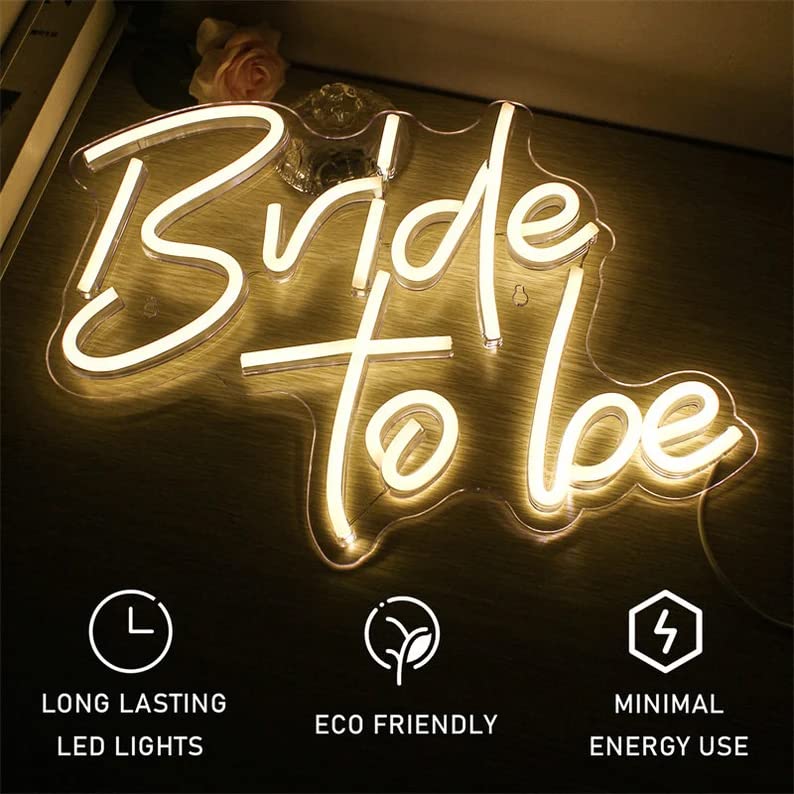 Bride to Be Neon LED Light - Wedding Party Decor - Room, Bedroom, Bar