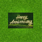 | Anniversary Neon Sign | LED Night Light | Bar Bedroom Decor | 12"x18" |