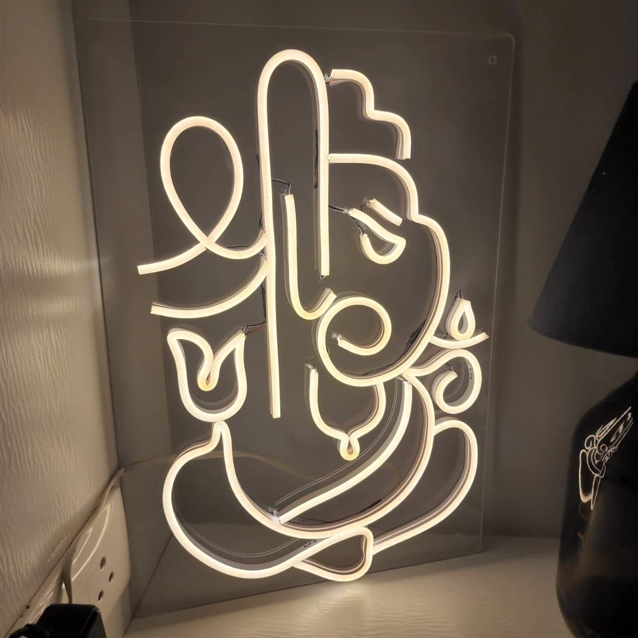Neon LED Glass Tube Light Sign (17x10 inch)