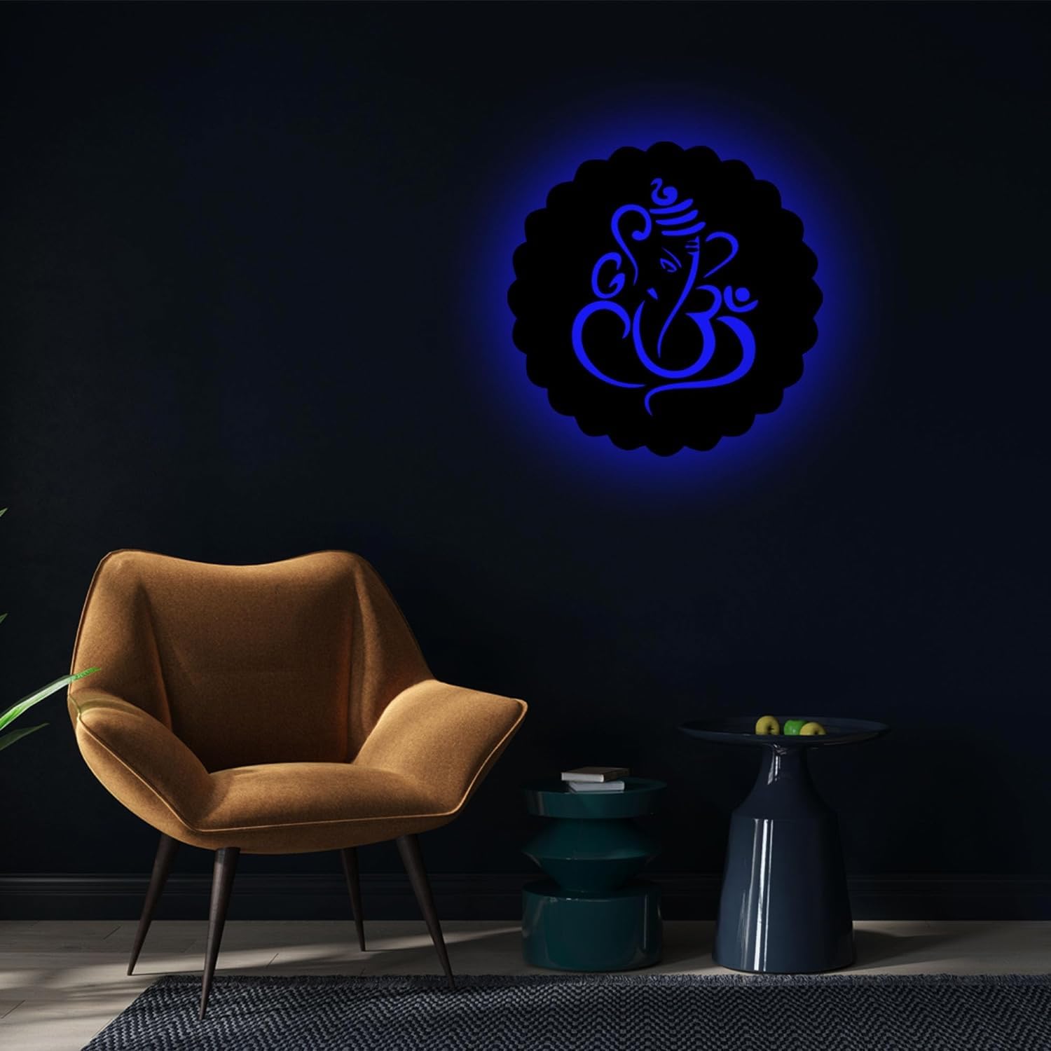 Neon LED Wall Decor, Backlit Wall Art with LED Light, for Home Décor (18"x18")