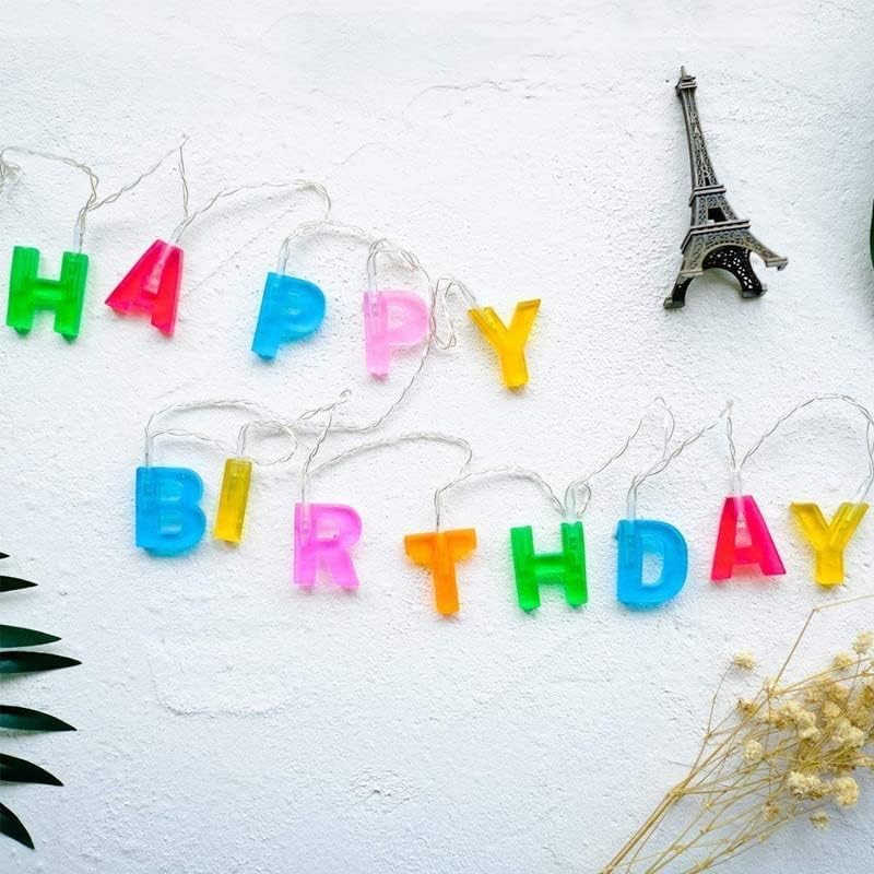 Colorful LED Alphabet Letters for Birthday Party Decor