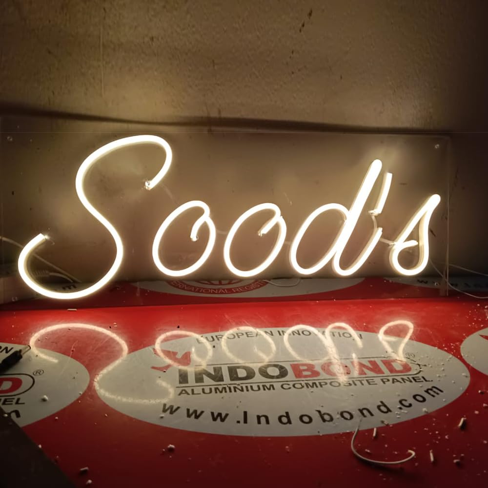 Personalized LED Neon Wall Decor | Vibrant Light Sign for Weddings & Events