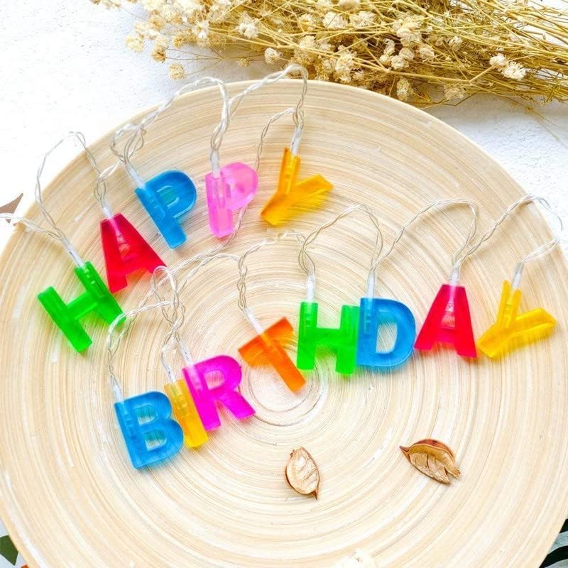 Colorful LED Alphabet Letters for Birthday Party Decor