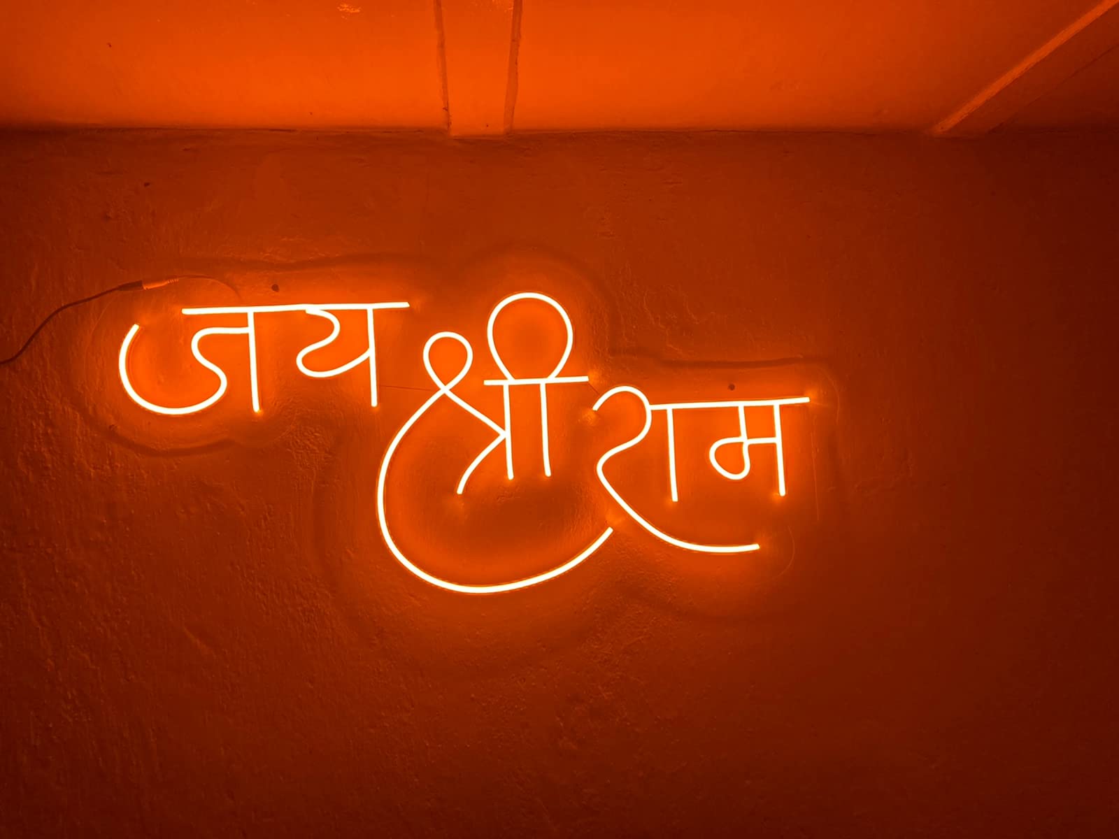 Neon LED Glass Tube Light Sign (8x17 inch)