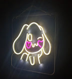 Anime-Inspired LED Neon Light - Cozy Room Decor (12x12 Inches)