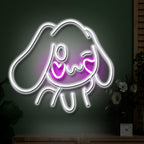 Anime-Inspired LED Neon Light - Cozy Room Decor (12x12 Inches)