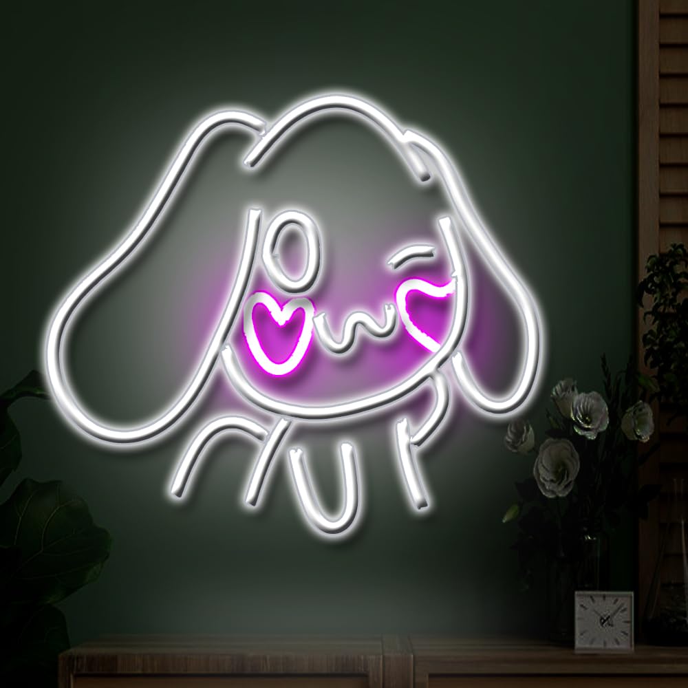 Anime-Inspired LED Neon Light - Cozy Room Decor (12x12 Inches)