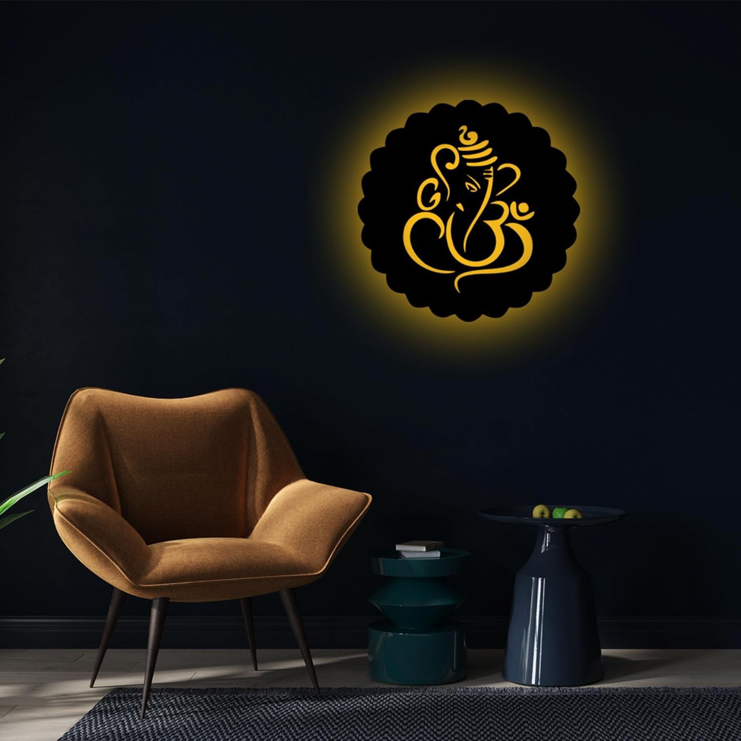 Neon LED Wall Decor, Backlit Wall Art with LED Light, for Home Décor (18"x18")