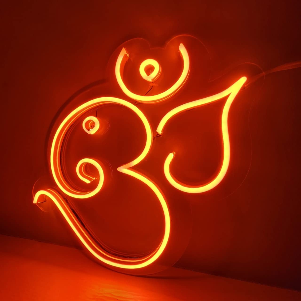 Neon LED Party Light (10x10 inches), Decorative Glass Tube Sign for Bedroom Wall, Home, Shop