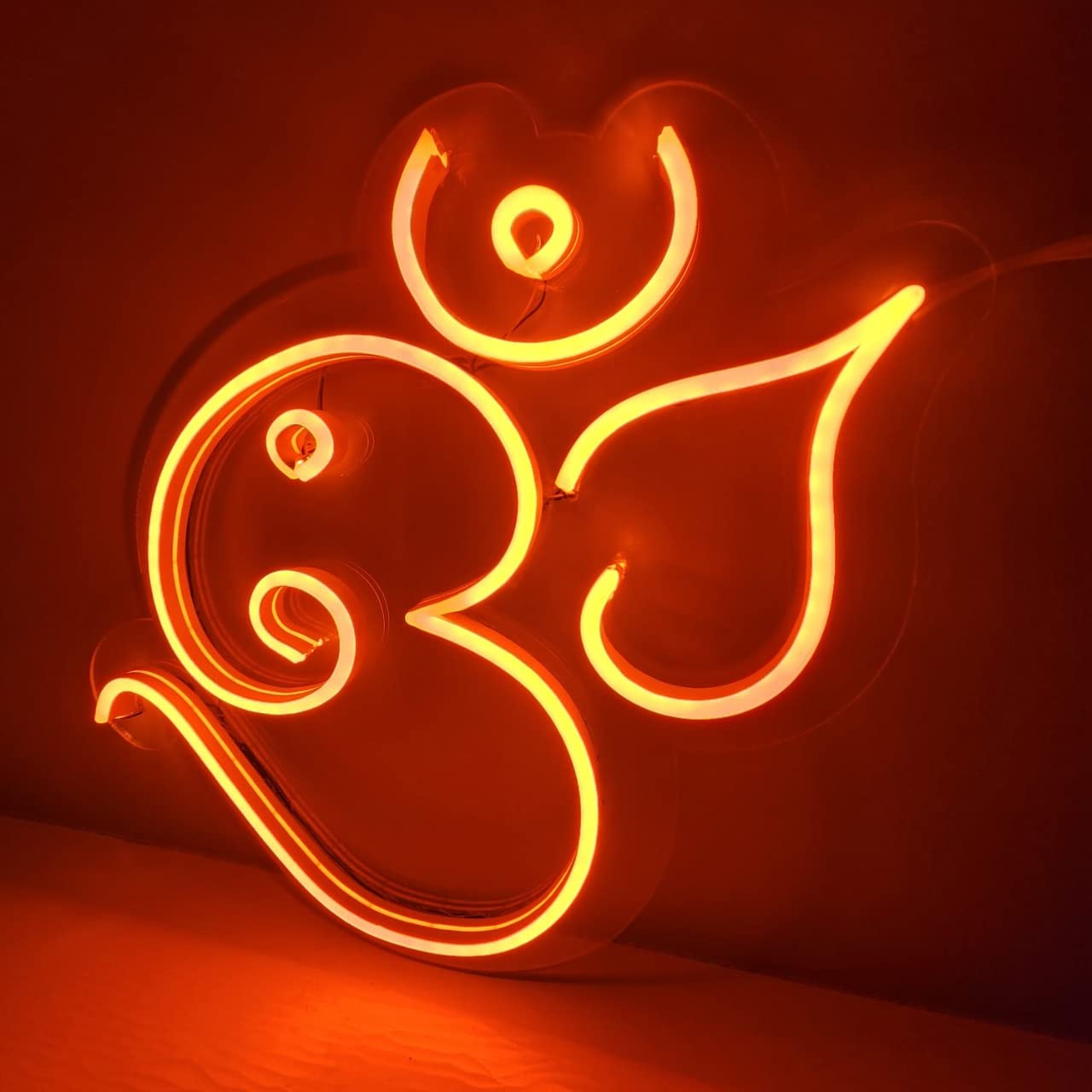 Neon LED Party Light (10x10 inches), Decorative Glass Tube Sign for Bedroom Wall, Home, Shop