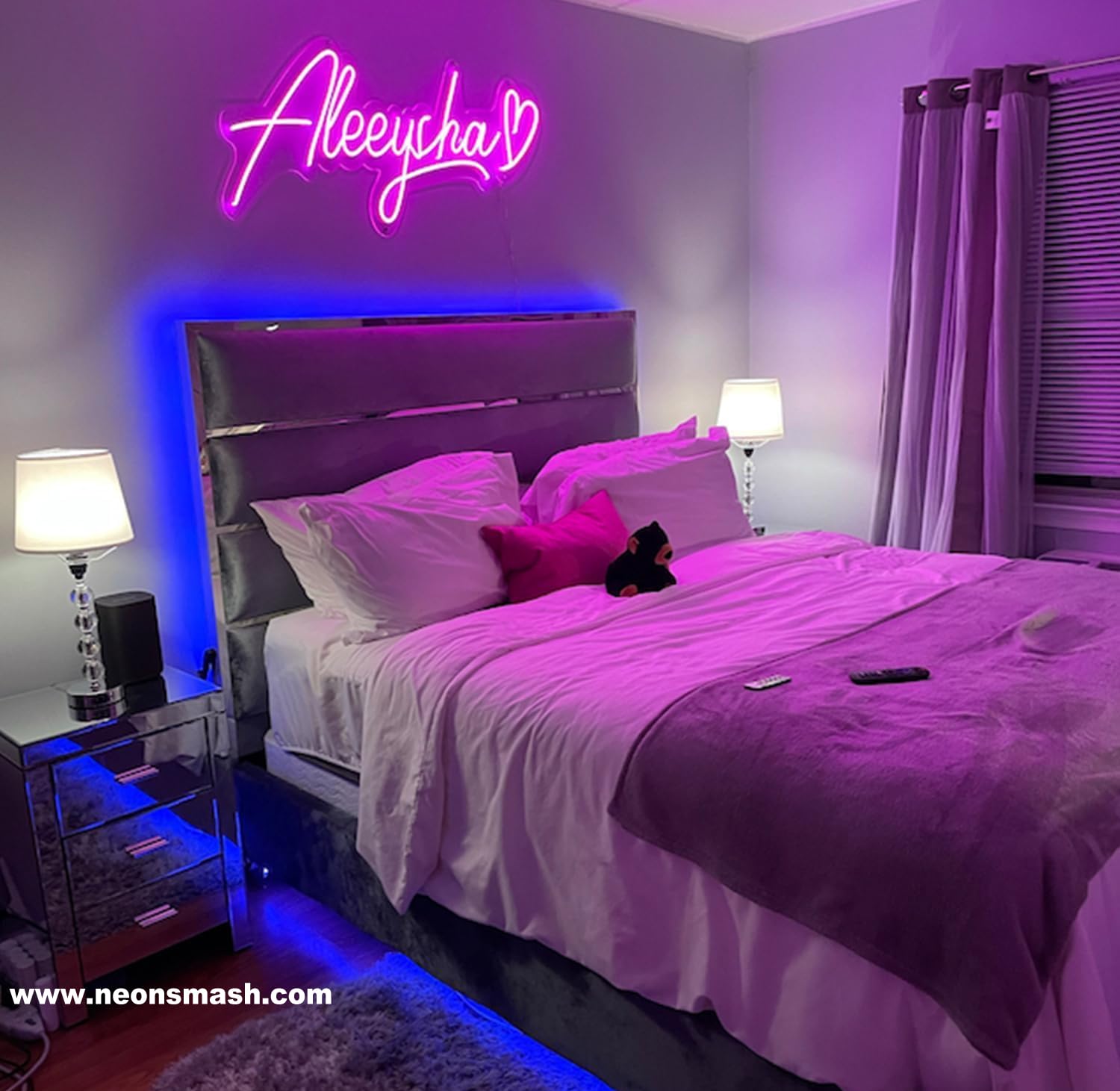 Custom LED Name Neon Light - Wall Decor, Room Decor, Wedding, Birthday, Home, Party, Office, Shop, Bar, Café - Text Display