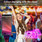10m RGB LED Strip Lights - Music Sync, Alexa & Google Compatible, Remote Controlled - 600 LEDs Waterproof Smart Lighting - Multicolor for Home, Bedroom, PC
