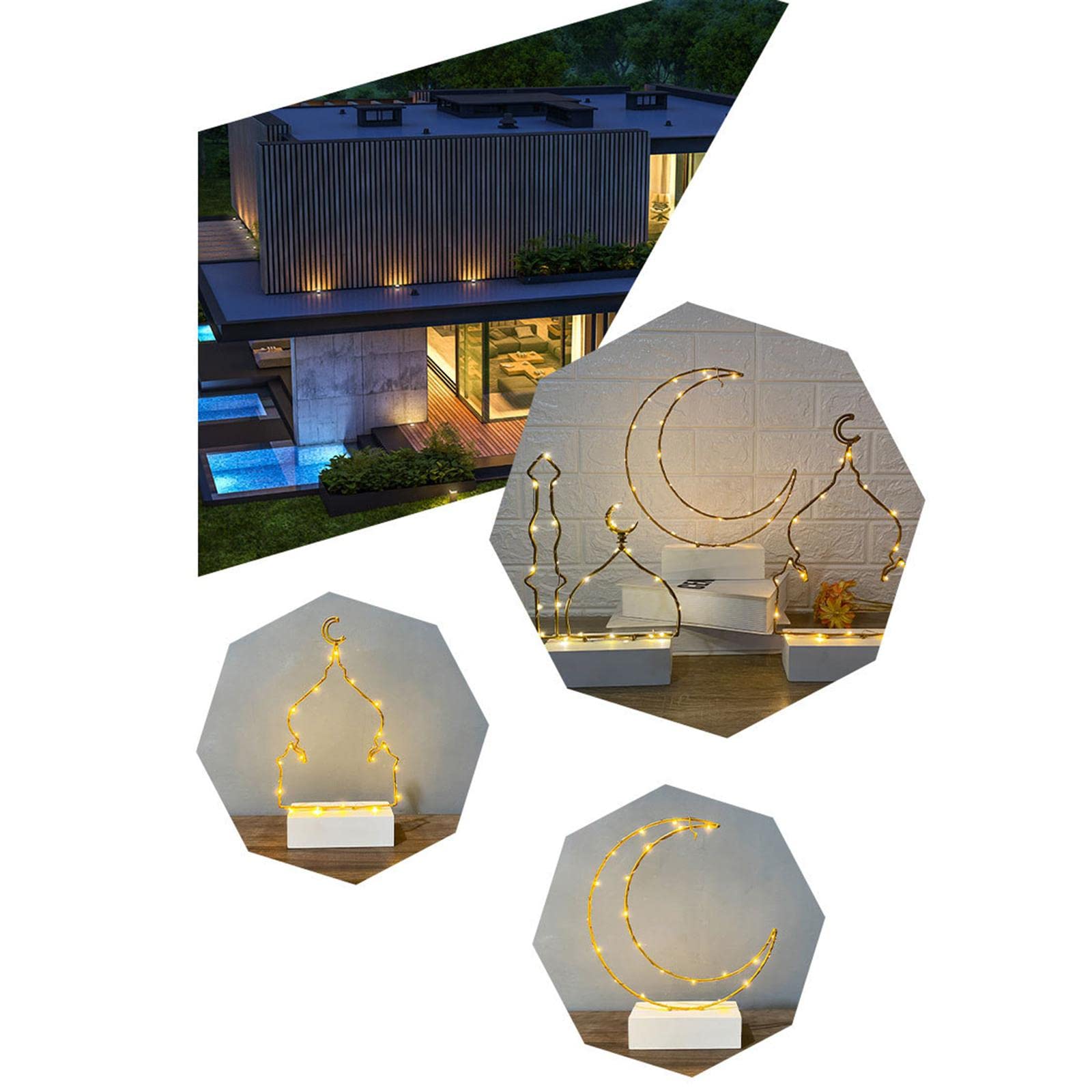 LED Ramadan Eid Iron Night Light Style 3