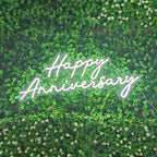 Anniversary Neon Sign | Custom Name | LED | Party Decor | Wedding Gift