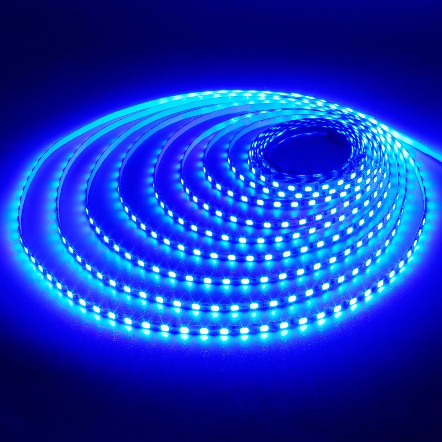 5m Blue LED Strip Light Kit for Home Decor, 25W Profile with 600 LEDs, Kitchen & Cabinet Lights