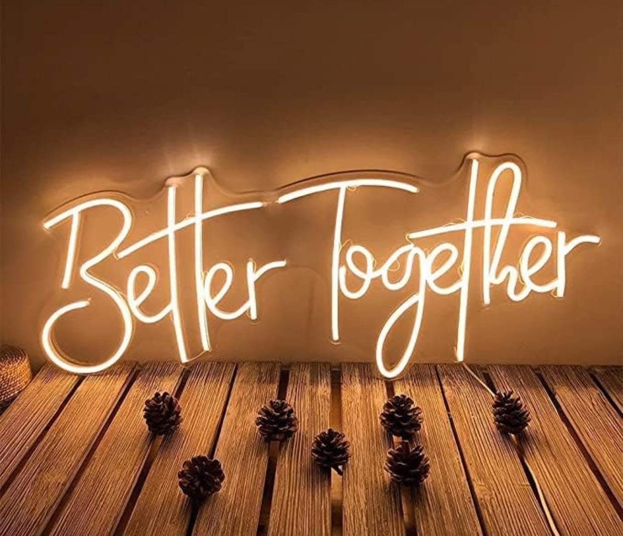 Happy Birthday LED Neon Wall Light - Warm White, Art Decor for Wedding Party Club Anniversary Bar - Birthday Gift