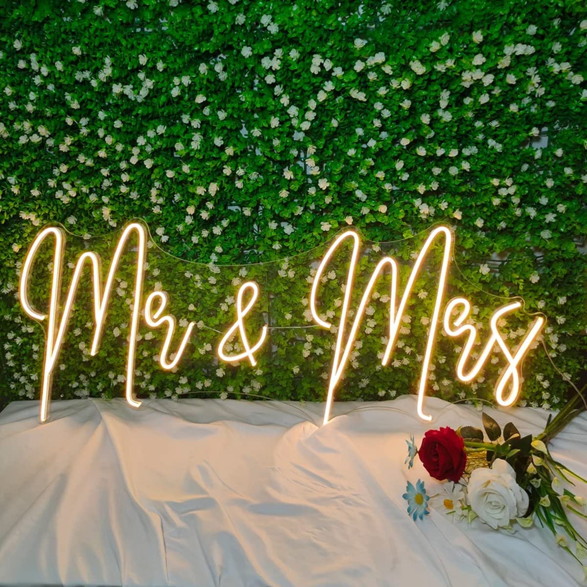 Neon LED Decor Light, Glass Tube Sign (10 x 24 inches)