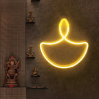 LED Neon Strip Lights - IP65 Waterproof, Warm White, Diwali Decoration, Indoor/Outdoor