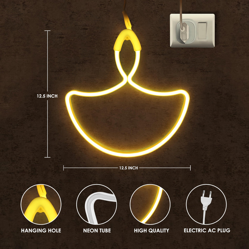 LED Neon Strip Lights - IP65 Waterproof, Warm White, Diwali Decoration, Indoor/Outdoor