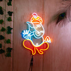 12x18in Ganesh LED Neon Light for Mandir, Home Decor & Gifts