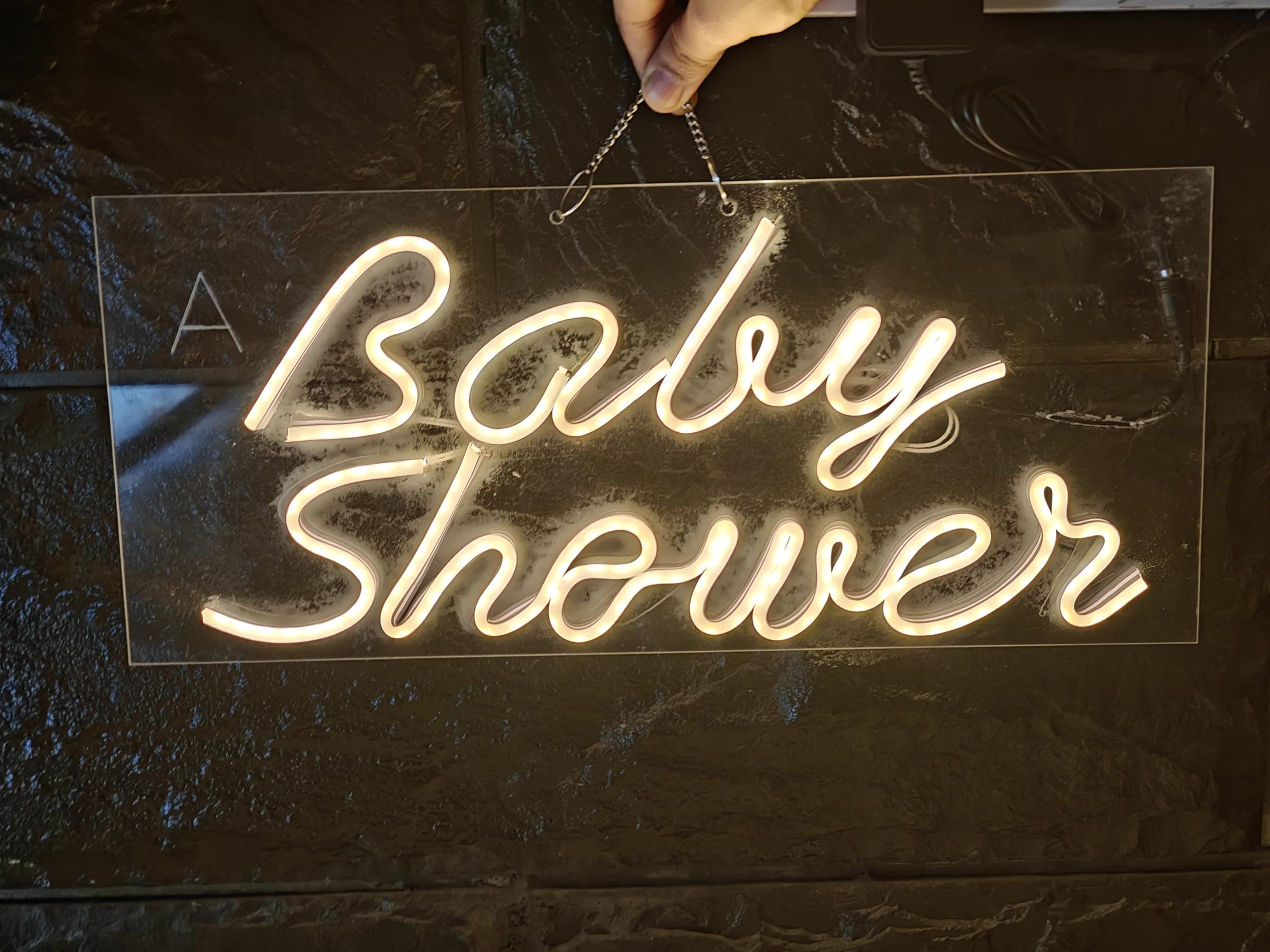 LED Baby Shower Neon Sign | Gender-Neutral | Home Decor Gift | Wall Hanging