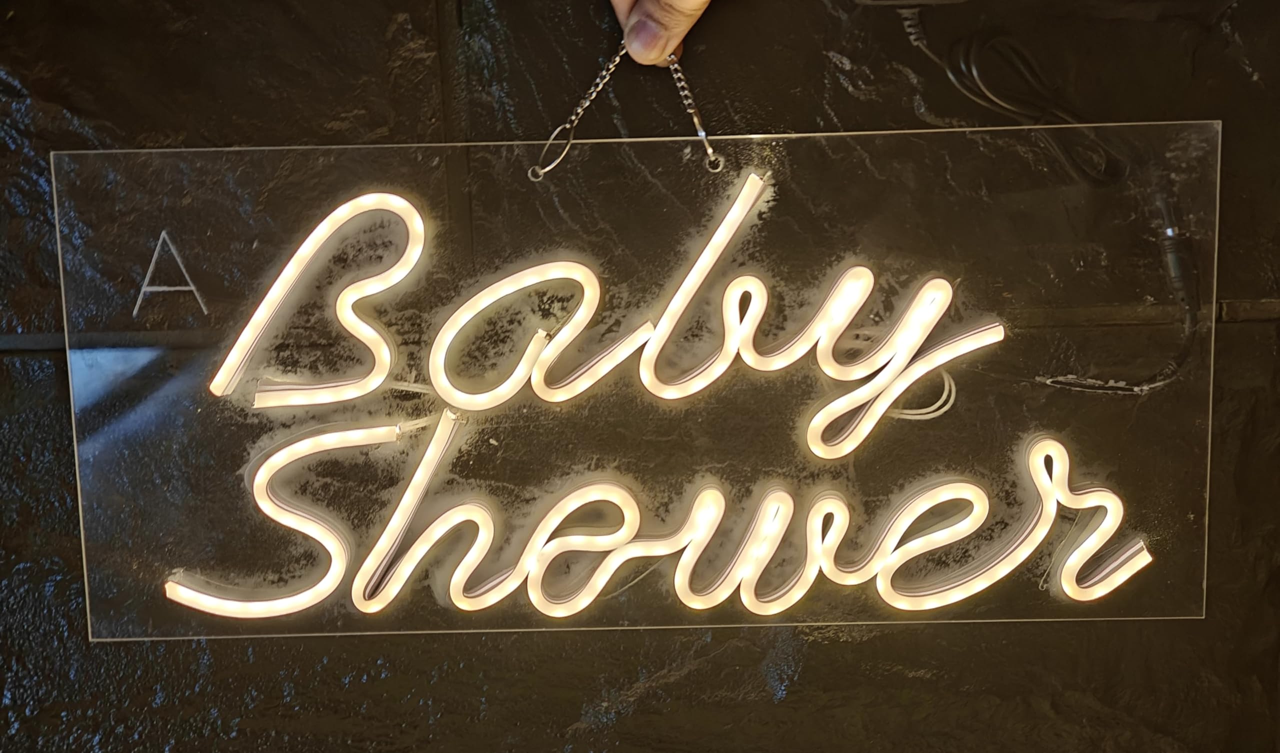 LED Baby Shower Neon Sign | Gender-Neutral | Home Decor Gift | Wall Hanging