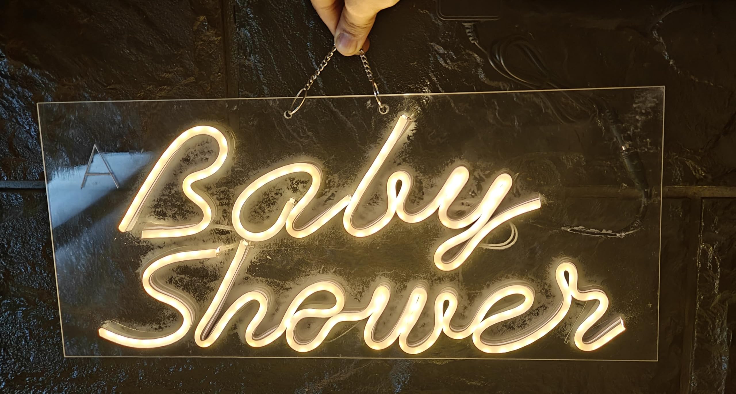 LED Baby Shower Neon Sign | Gender-Neutral | Home Decor Gift | Wall Hanging