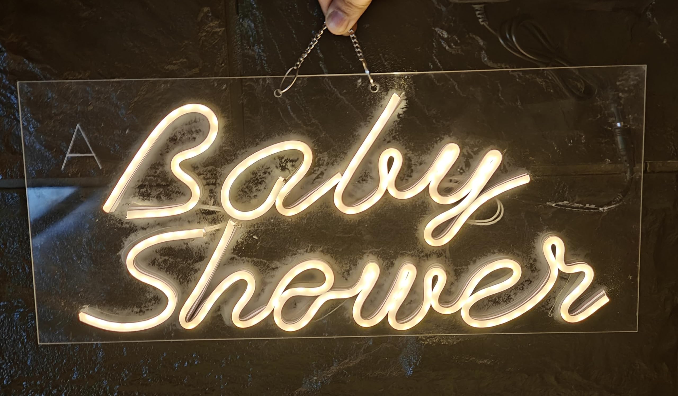 LED Baby Shower Neon Sign | Gender-Neutral | Home Decor Gift | Wall Hanging