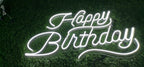 Large LED Neon Birthday Party Sign (38 x 56cm) Multicolor